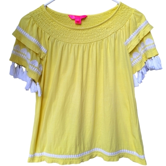 Lilly Pulitzer Nailah Embroidered Top Size XXS - Picture 2 of 16